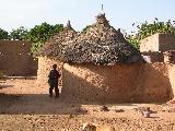 A child and small houses