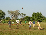 Match de foot entre les Suisses et les Burkinabés