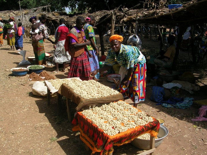 Sale of peanuts