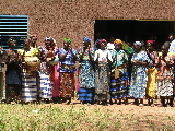 Women during the ceremony