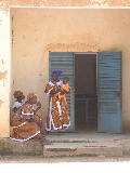 Women in front of the maternity