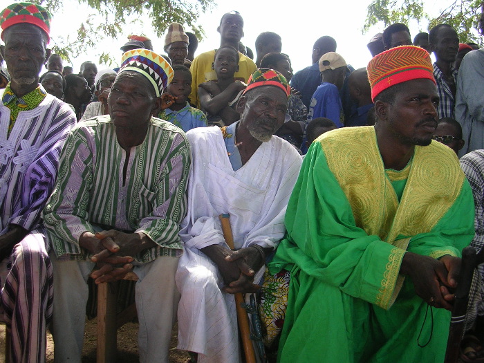 The officials of the ceremony