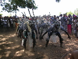 Dancers of the water-heater gift ceremony