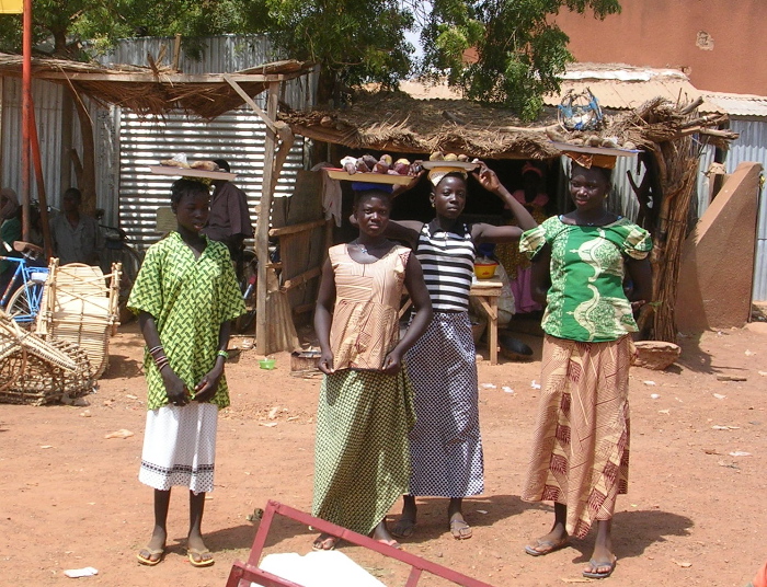 Four young girls