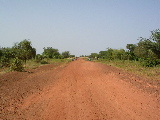 Route menant à Djibo