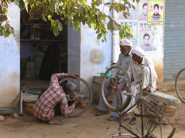 Bicycle repair shop