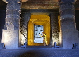 Nicolas inside a cave