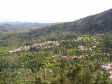 A landscape seen from the train