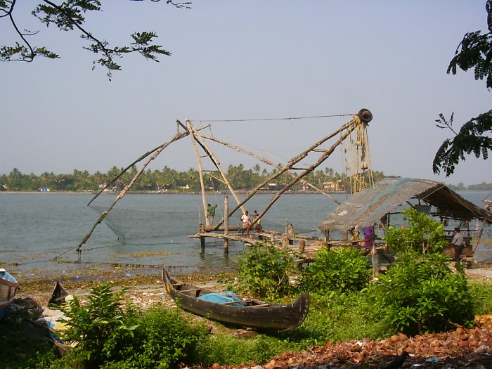 A Chinese fishing installation