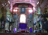 Inside the basilica