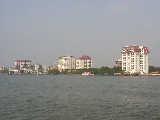 Ernakulam seen from the sea