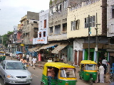 Une rue de Delhi