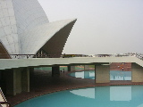 Pools around the temple