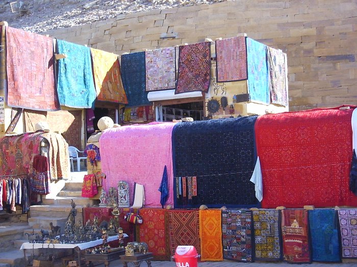 Coloured sheets of the Rajasthan