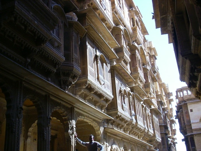 A haveli - highly decorated house