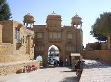 A gate near the lake