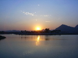 Sunset on the Nehru Park