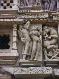 Sculpture on the Parsvanatha Temple