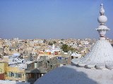 Vue sur Bikaner du toit du temple