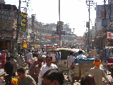 Une rue embouteillée