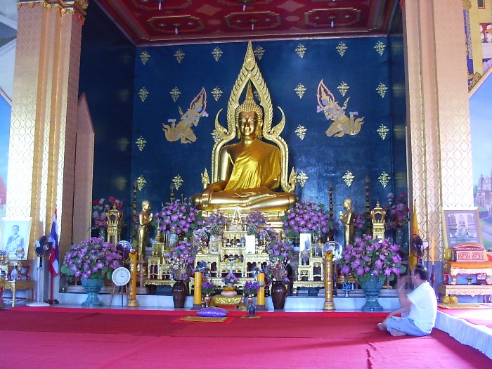 Inside the temple