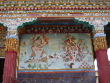 Decorated façade