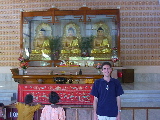 Thimo inside the temple