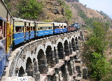 Our train to Shimla