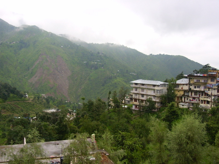 Vue de l'hôtel à MacLeod Ganj