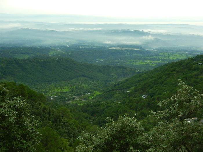 View from the temple