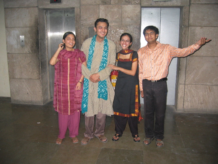 Charu, Vinay, Gurneet & Saha