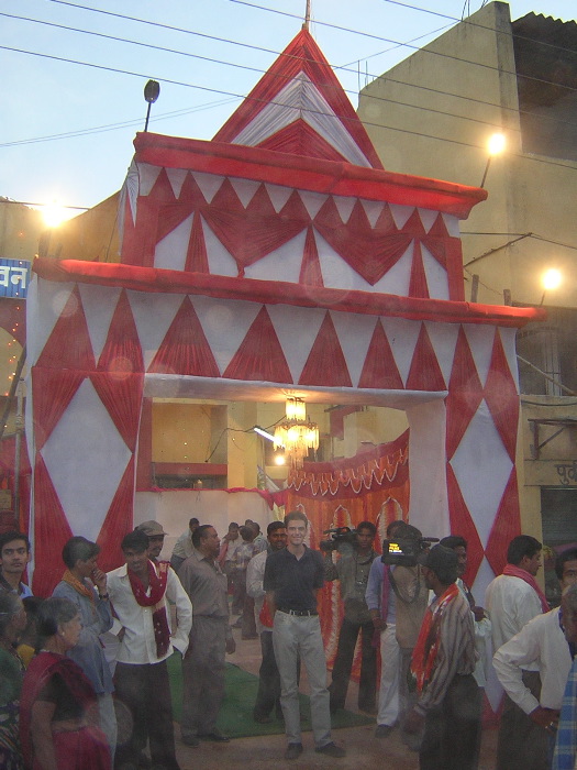 Entrance of the wedding hall