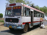 Our bus to the Kanha National Park