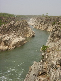 The gorge on the Narmada River