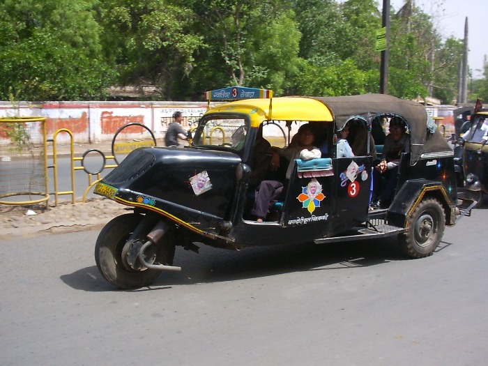 A tempo in Gwalior