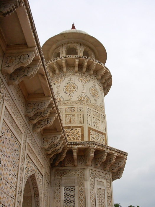 One of the four towers