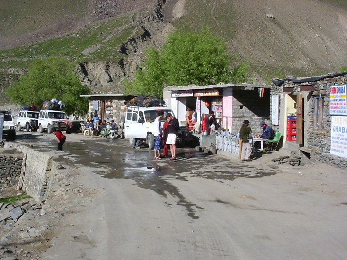 A village on the road