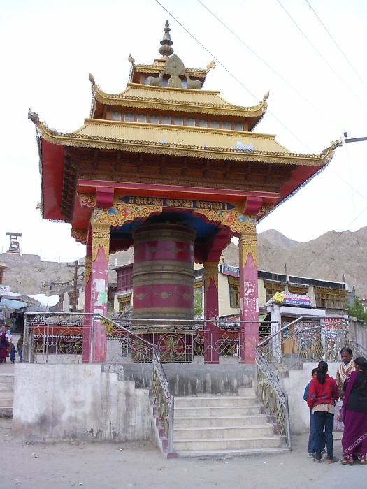 A prayer wheel
