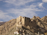 Arrival to Leh - view on the palace