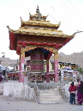 A prayer wheel