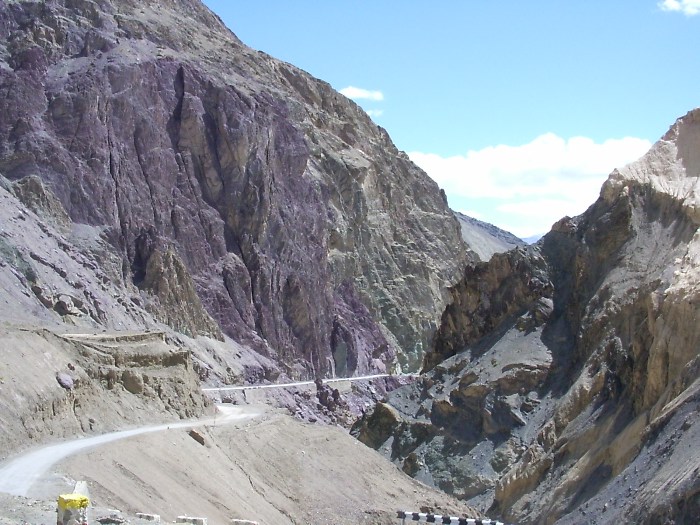 Route de retour à Leh