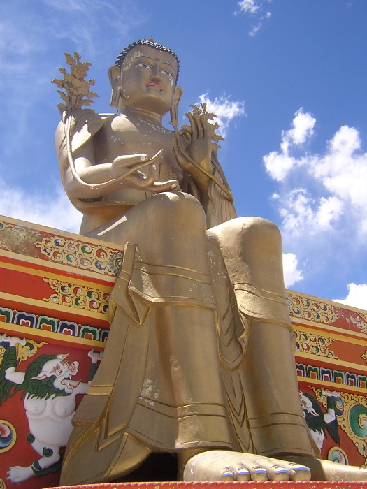 A giant Buddha