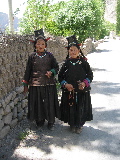Women wearing traditional clothes