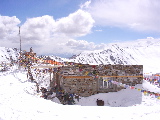 Buddhist temple on the pass (highest temple of the world)