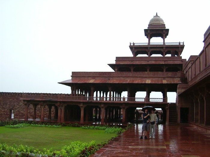 The Panch Mahal, in the inner court