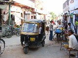 Our rickshaw in Jaipur
