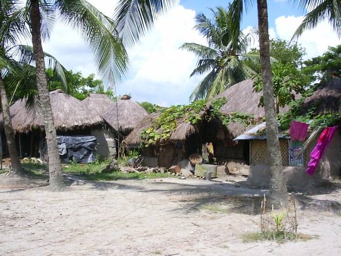 Un village du Sunderban (delta du Gange)