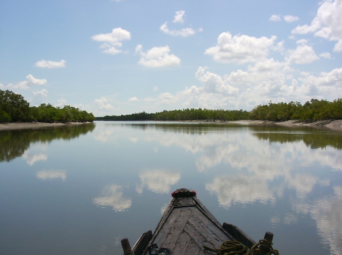 Début de notre ballade dans le delta du Gange