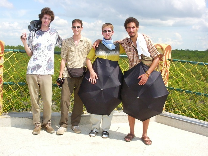 Les quatre aventuriers...