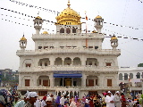 Building in front of the small gate